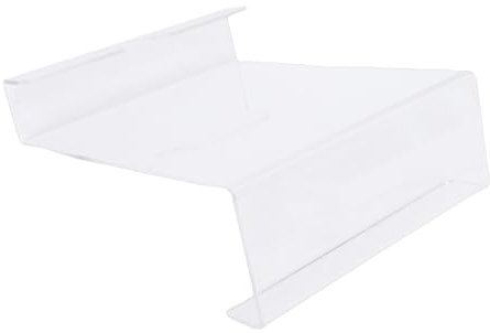 XUMIUZIY Tabletthållare för Löpband, Läsställ för Motionscykel, Bokhållare i Klar Akryl Enkel Installation för Gymträning (Transparent)