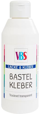 VBS Bastelkleber lösungsmittelfrei transparent Klebstoff hohe Klebkraft 265 g