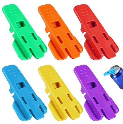 6pcs Canned Drink Openers, Multi-Color Beer Can Opener Portable Beverage Can Opener Manual Easy Can Ring Pull Opener Versatile Drink Can Opener for Beer Soda Coke Pop