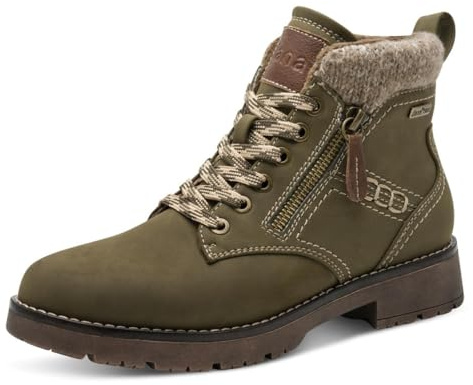Jana dam Jana Damen Lace Boot Flat Tex + VeganMode Känga