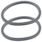 WUPEDI 2 Pack Gray Gasket Replacement Parts Compatible with, for NutriBullet, 600W 900W Blenders NB-101B NB-101S NB-201 Stainless Steel Blender Blade