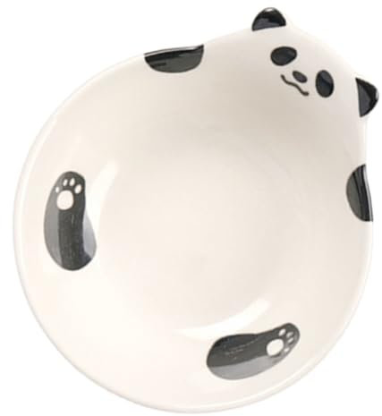 CONGARTENO Ciotola Decorativa Ceramica Forma Di Gatto Perfetta Per Dessert e Insalate Design Giapponese Utensile Da Cucina Per Frutta e Snack Stile Casual e Unico