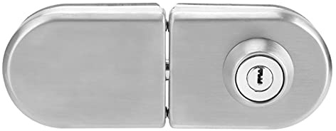 Tbest Blocco della Porta in Vetro in Acciaio Inossidabile Facile da Installare per Porte di Vetro di Bagno da 10~12 Mm in Bagno