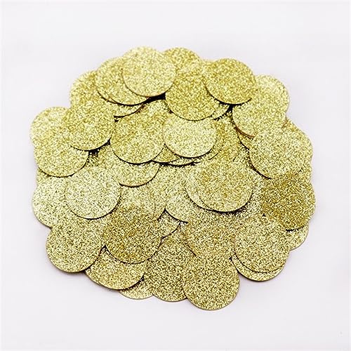 Festdekorationer paket 100 st/parti glitter papperskonfetti romantisk guldkrona hjärta diamantring konfetti bröllop födelsedagsfest dekorationer tillbehör (22 st)