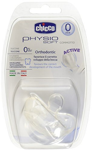 Chicco 00001810000000 Beruhigungssauger Physio Soft 12m+, Silikon, 1 Stück