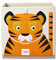 3 Sprouts, Aufbewahrungsbox Kinder mit Deckel, Spielzeugbox für Kallax Regale, Box zur Spielzeugaufbewahrung, Kinder Aufbewahrungsbox Kinderzimmer, Aufbewahrungsboxen für Spielzeug - Tiger