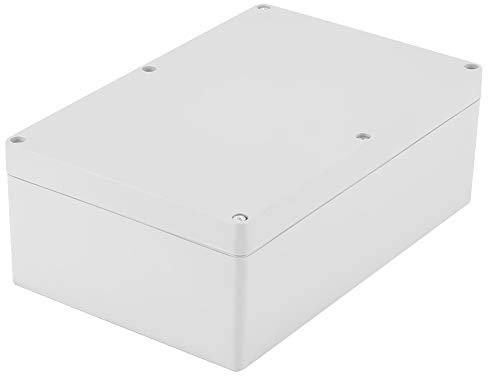Scatola di Giunzione Impermeabile IP66 in Plastica ABS per Esterno, Cassetta Elettrica con Design Compatto per Progetti Fai da Te, Comunicazioni e Attrezzature Antincendio (Bianco)