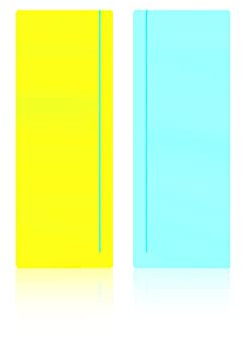 ZZLBZN Dyslexia Overlays Reading Guided Strips, Dyslexia Aids for Children Blue and Yellow Overlay for Dyslexia, Visual Stress Specialists for Children, Teacher, Reading Beginner