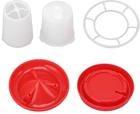 Leopacat Kit De Comedero Y Bebedero para Pollitos, 160Ml Bebedero AutomáTico