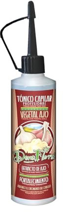 DONA FLORA - Tonico Capillare Fortificante all'Aglio | Stimola la Crescita dei Capelli | Protegge dai Danni Ambientali | Formula Leggera Senza Risciacquo - 70 ml