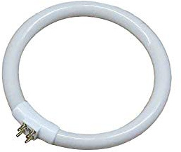 Zarivy Tubo fluorescente circular T4 12W 6500K, ideal para iluminación en oficinas, hogares y comercios.