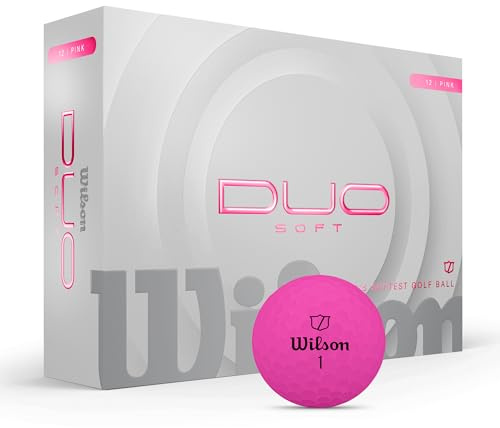 Wilson Bolas de Golf Duo Soft, Rosa