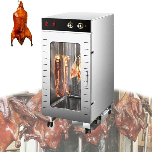 Household/Commercial Cured Meat Drying Cabinet, Food Dehydrator and Smoker for Small Business with 20-90°C Temperature Control, Perfect for Drying Biltong, Meat, Vegetable & Fruit(20 Catties Per Time)
