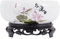 Alipis Planter Indoor Ceramic Planter Bowl Aquatic Plant Pot Round Shallow Vintage Chinese Pot No Hole with Base Stand for Plants Decorative Flower Container Bowl Flower Pots Indoor