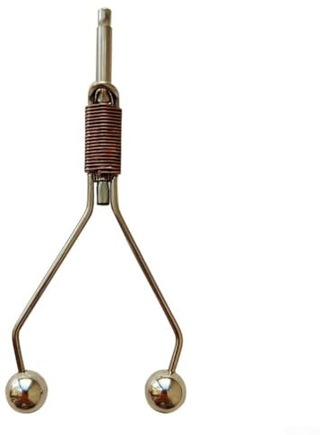 Yhenlovtt Con bobina de acero para atar moscas y soporte o pesca para atar moscas, cuerda de acero inoxidable, elemento de herramientas en color blanco, tono marrón (C)