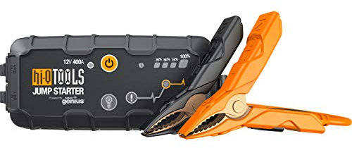 Hi-Q Tools KFZ Ladegerät Autobatterie Auto Motorrad Ladegerät Starthilfegerät/Powerbank PM400, 12V, 400A, 24Wh, Unisex, Multipurpose, Ganzjährig, Plastik, schwarz