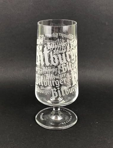 Bitburger - Vaso de 0,3 l / Vaso de cerveza / vasos de cerveza / tulipanes / letras doradas / Gastro / Bar / Fiesta