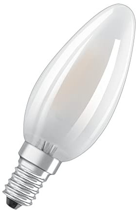 OSRAM Superstar dimmbare LED-Lampe mit besonders hoher Farbwiedergabe (CRI90) für E14-Sockel, mattes Glas ,Kaltweiß (4000K), 470 Lumen, Ersatz für herkömmliche 40W-Leuchtmittel, dimmbar, 1-er Pack