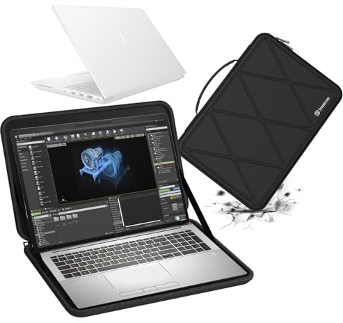 Smatree X8289 Pochette de protection rigide en EVA pour station de travail portable HP ZBook Fury 16 G10/G9 16, fine et anti-chocs