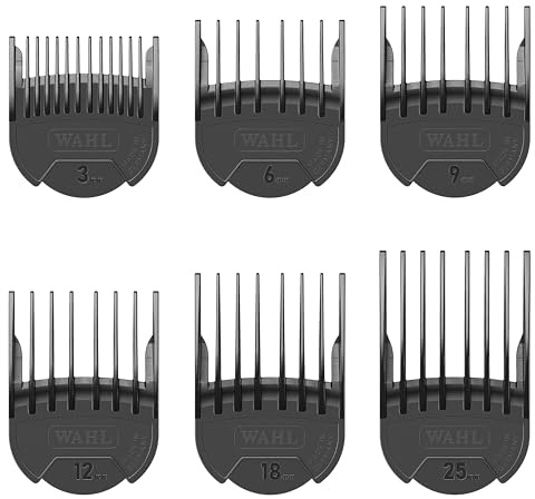 WAHL Slide On Attachment Comb, #1-8, 3-25mm, Peines guía para cortapelos, accesorios, accesorios para cortapelos y recortadoras, Kuno, Genio, Chromstyle