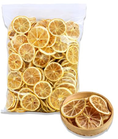 BaiLiSnacky Fette di limone disidratate | Naturale puro 250 g | Adatto per spezie la decorazione bevande Frutta Secca Senza Zucchero Aggiunto 100% Naturale