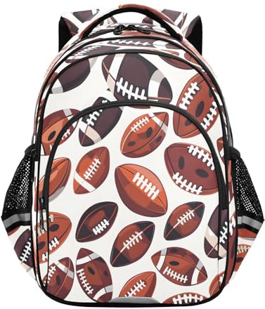 ISAOA Zaino per bambini, per scuola materna o asilo, attrezzatura sportiva da rugby, dai 3 agli 8 anni, Multi, M