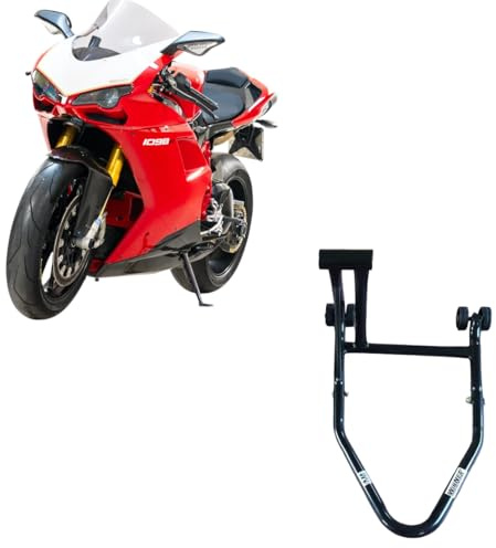 Cavalletto alzamoto alza moto POSTERIORE monobraccio compatibile con Ducati 1098 1098S e 1098R S R per alzare sollevare la ruota forcellone cerchio gomma dietrro 2007 2008 2009 2010