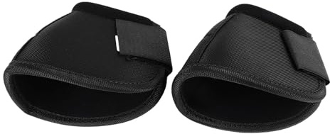 Kukyller Bottes de Protection des Sabots de Cheval, Bandes de Fermeture Tactile, Protection Contre Les dépassements du Sabot, Bottes à Cloche balistique pour Chevaux (L)