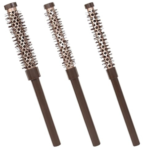 Petite brosse à cheveux ronde, pinceau de coiffure Moustache Brush Style | Pinceaux roulants professionnels pour le style, le levage, la frange de curling et la barbe