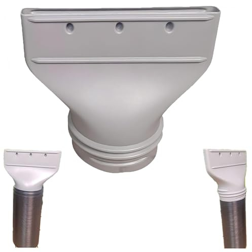 Adattatore scarico condizionatore portatile 130 mm/150 mm – Raccordo tubo aria condizionata universale – Compatibile con uscita finestra domestica, facile da installare