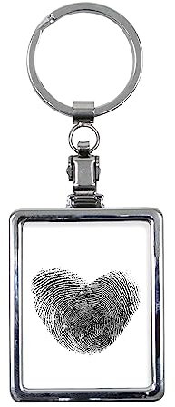 Deknudt Frames S59NB1 Schlüsselanhänger 3,5x4,5 Schlüsselanhänger rechteckig, aus Metall Metall Sleutelhanger