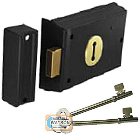 100mm Double Handed Rim Deadlock with 2 Keys
