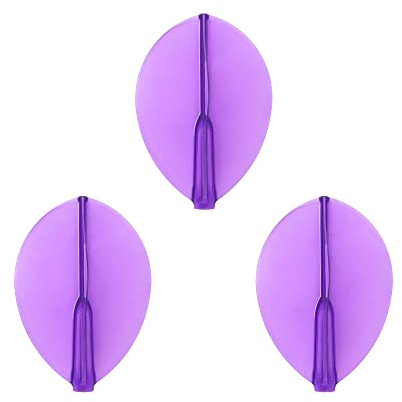 Cosmo Darts Fit Flight (Air) 3 Pack Pear Dart Flight (Purple)