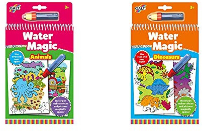 Galt Toys Water Magic Animals and Dinosaurs Colouring Book for Children