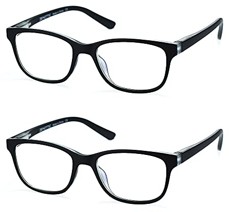 ZENOTTIC Kids Blue Light Blocking Glasses Anti Glare Lens Lightweight Frame Computer Eyeglasses for Boys and Girls