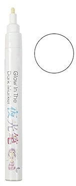 LICHENGTAI Textilstifte Waschmaschinenfest Stofffarbe Fluoreszierende Stoffmalstifte, UV-Farbe leuchtet unter Schwarzlicht, Textilfarbe Stifte zum Malen für T-Shirts, Lätzchen, Stoffbeutel, Schuhe