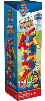 Jeu de société Tour infernale 48 Blocs pour Pat Patrouille - Jeu d'adresse Version française en equilibre + 1 Carte - nouveauté Enfant