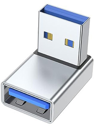 Adattatore di estensione USB 3.0 maschio a femmina ad angolo retto di 90 gradi per il convertitore di estensione USB del PC portatile