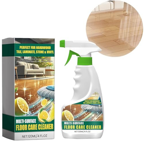 Spray Detergente per Pavimenti Detergente per Superfici Multiuso, Spray Detergente per Pavimenti Naturale per Cucina, Pavimento, Bagno E Pulizia Delle Superfici, 120 ml