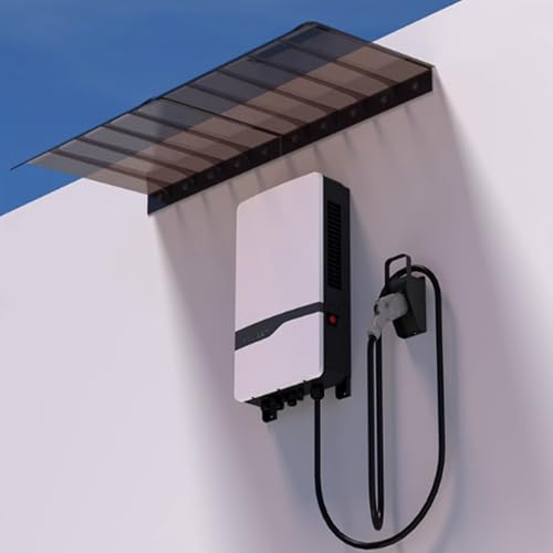 Tettoia marrone per porta in PC, copertura antipioggia, tenda da sole per finestre, tetto ad arco, resistente ai raggi UV, protezione solare, per giardino all'aperto (40 x 80 cm/16 x 32, facciata)