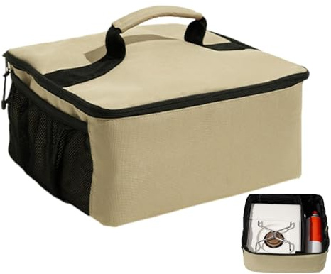 Camping Stove Bag, Camping Stove Carrying Case, Camping Organizer Large Capacity Stove Carrier, Cookware Organizer Storage Pouch for Cooking Gadget Accessories, sail, ???????????, See Description