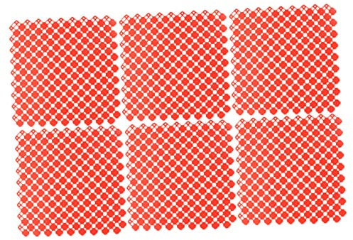 Abaodam 6 Piezas Alfombrillas para Jaula de Conejos y Hámsters Almohadillas Resistentes para Mascotas Alfombrillas Reutilizables para Cajas de Pequeños Color