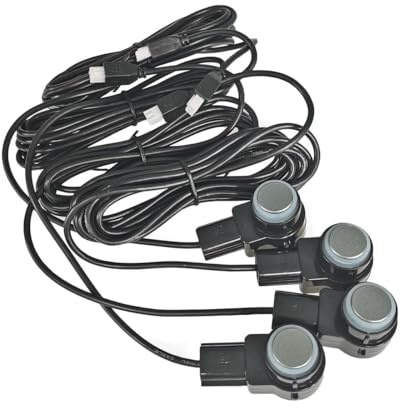 ayuda stacionamiento PDC Sensor de aparcamiento para coches, Radar de aparcamiento asistencia de estacionamiento inteligente sensores planos 14mm sonido Radar inverso