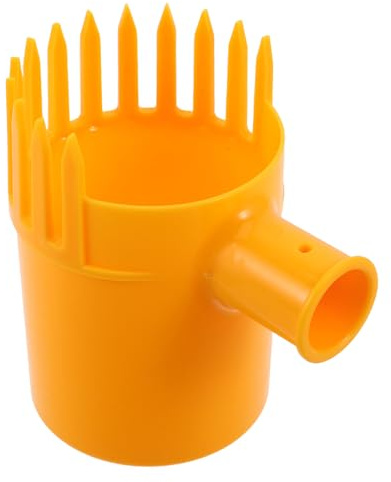 SEWACC Cueille-Fruits Tête en Plastique Robuste Accessoire pour Pommes Poires Agrumes Outil de Récolte sur Arbre avec Panier de Récolte pour Verger et Cueillette en Hauteur