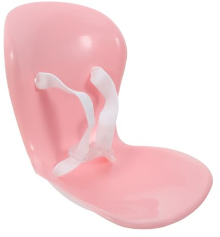 Toyvian Seggiolino Auto in Miniatura per Bambole e Piccoli Animali, Plastico Rosa con Clip Ventilazione e Cinghie Stabili, per Viaggi in Auto e Esposizione