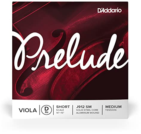 D'Addario Bowed Corde seule (Ré) pour alto D'Addario Prelude, « Short Scale », tension Medium