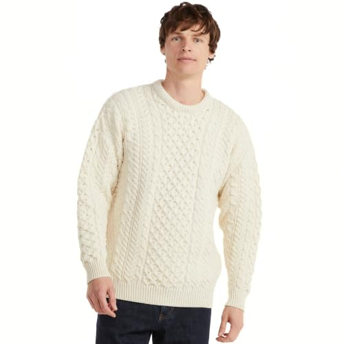 Aran Woollen Mills Inisheer Suéter Hombre (Pack de 1)