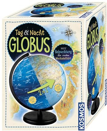 Tag & Nacht Globus: Mit Beleuchtung für coolen Wechseleffekt