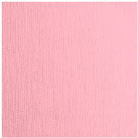 Vaessen Creative Florence Cardstock papper, rosa, 216 gram/m², kvadrat, 30,5 x 30,5 cm, 20 stycken, textur, för scrapbooking, korttillverkning, stansning och andra pappershantverk