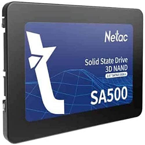 Netac 128GB SA500 SSD, 2.5, SATA3, 3D TLC NAND, R/W 500/400 MB/s, 7mm